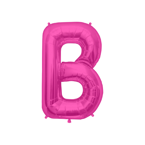 MOJ85:文字バルーン（ピンク）『Ｂ』